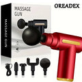 Portable Mini Massage Gun — 6-Speed Deep Tissue Recovery Massager