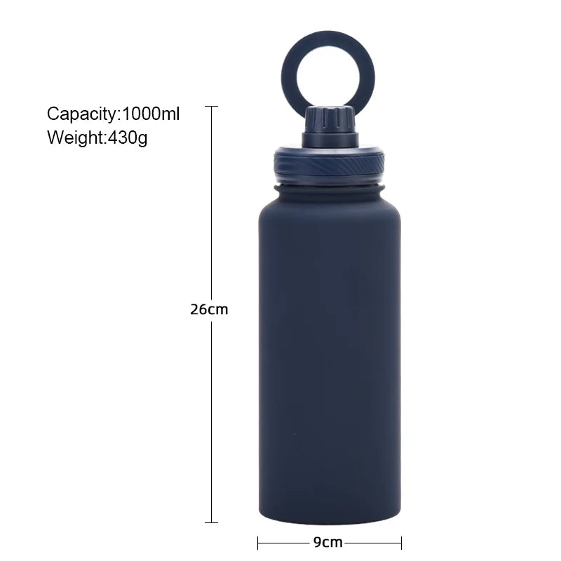 Custom Water Bottle with Phone Holder 1L