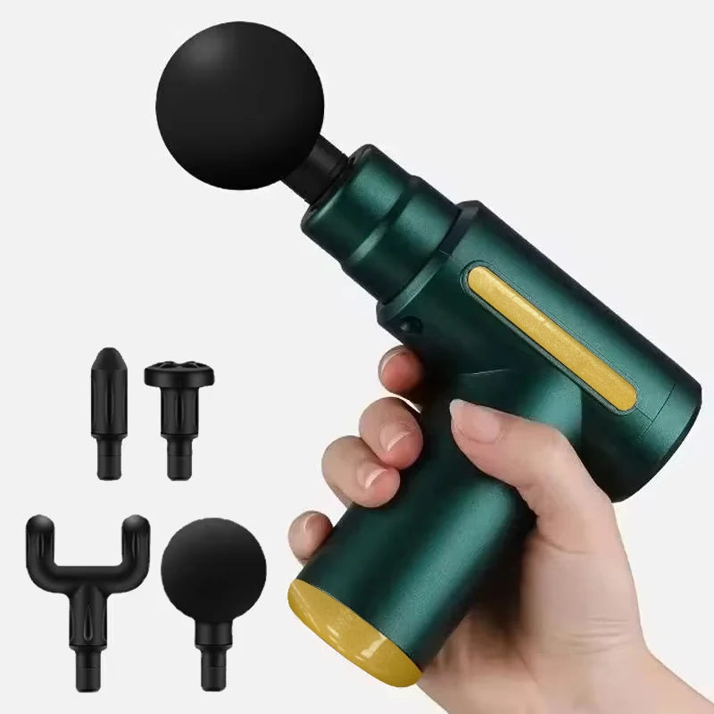 Portable Mini Massage Gun — 6-Speed Deep Tissue Recovery Massager