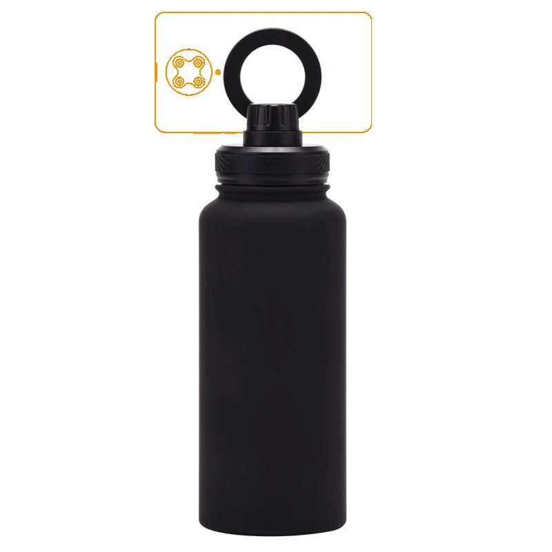 Custom Water Bottle with Phone Holder 1L
