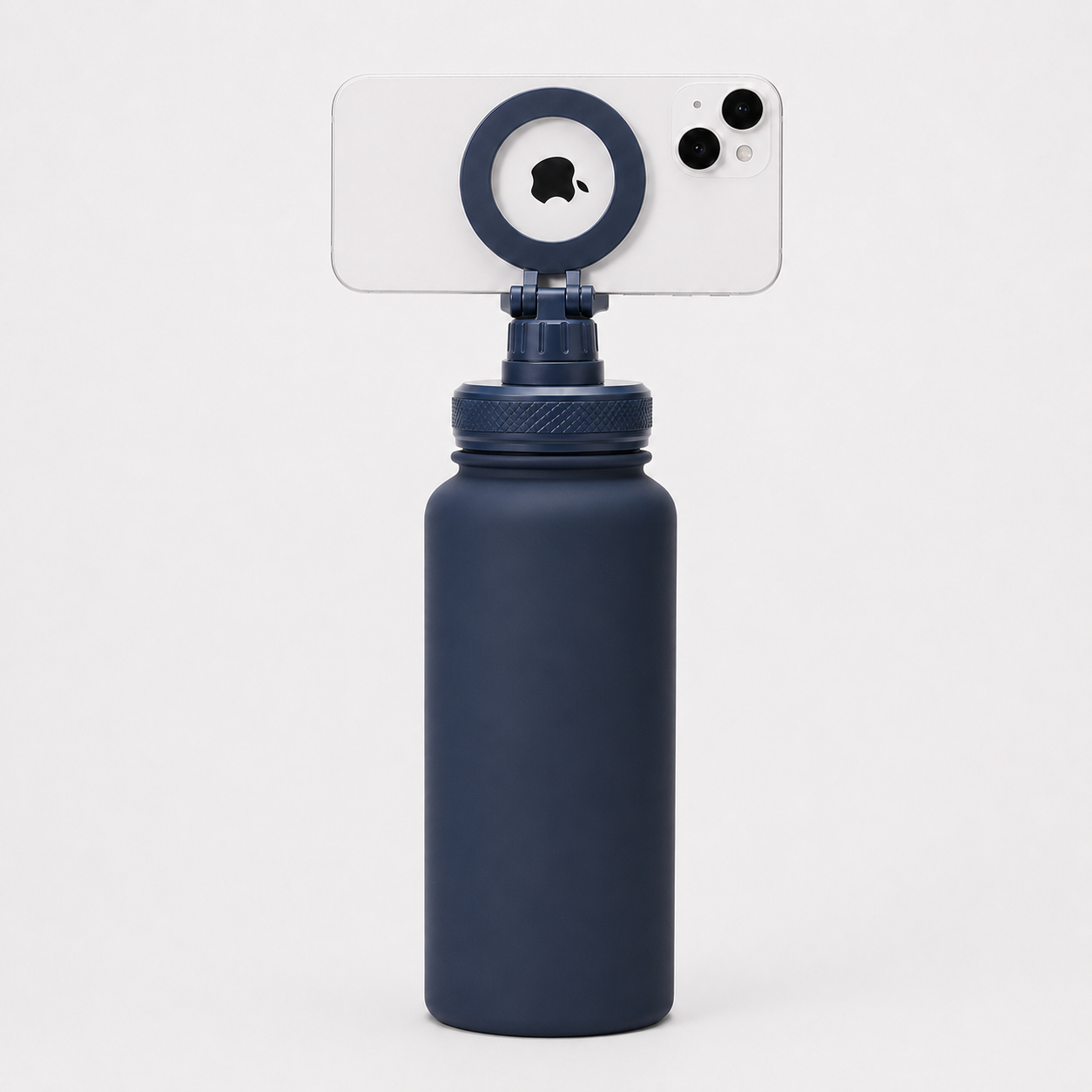 Custom Water Bottle with Phone Holder 1L